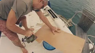 Boat Restoration:  My 40-year-old Rotten Kitchen Floor