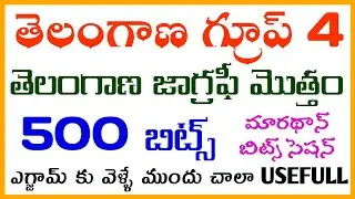 TSPSC Group 4 model paper Grand Test|telangana group 4 practice bits|ts groups 1,2,3,4 model paper