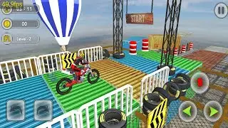 Stunt Bike🚴Racing Tricks 2 Ramp Bike🔥Impossible 3D Games 2020 ! IOS Gameplay Full-HD
