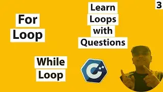 For and While Loop in C++