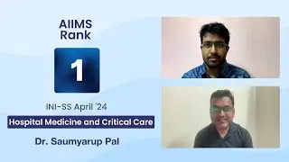 INI-SS Apr ’24 Critical Care, AML 1, Dr. Saumyarup Pal in conversation with Dr. Riddhi Kundu