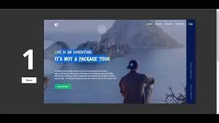 Take an idea#5 - Landing Page Design HTML && CSS