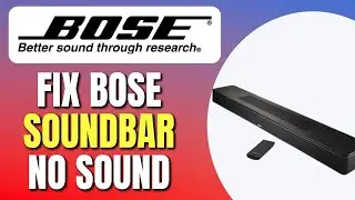 How To Fix Bose Soundbar No Sound From TV Problem | Bose Soundbar TV Audio Fix | Full Tutorial