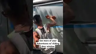 Installing a side window on Sprinter Van #diy #campervan