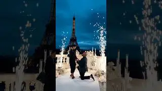 Unforgettable proposal Shangri-La hotel - Paris  #proposal #love #Paris