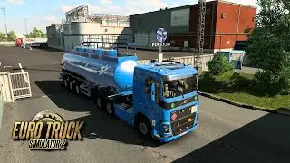 POV Realistic Driving VOLVO FH4 in Euro Truck Simulator 2