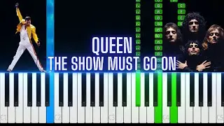 Queen - The Show Must Go On | Synth Intro piano tutorial