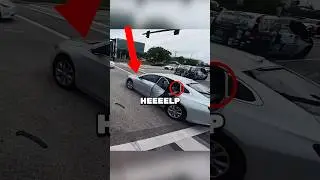 Biker Helps To Save Girls Life! 😨