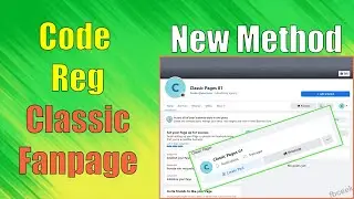 How to create a classic fanpage with code (New Method)