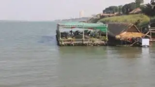 Nice restaurant in the Mekong river