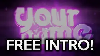 FREE INTRO TEMPLATE #1 - 3D Purple Bounce! (C4D/AE)