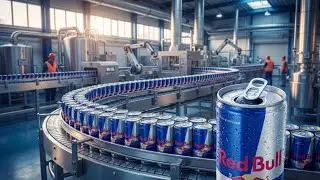 Inside the Red Bull Factory | How Millions of Energy Drinks Are Made Daily 🔥