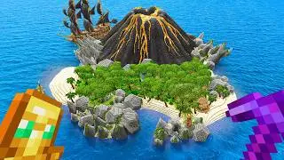 I Built a Tropical Island in Minecraft Survival!