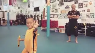 SUPER KID or Baby Bruce Lee - Ryusei Imai  Muscle Madness
