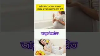 গর্ভাবস্থার ১ম সপ্তাহে কোন খাবার সবচেয়ে নিরাপদ? 🤰 | Pregnancy First Week Food