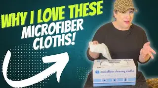Review and Demo of Microfiber Cleaning Cloth with Box