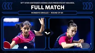 FULL MATCH | Divyanshi Bhowmick vs Giorgia Piccolin | WS R64 | #WTTChennai 2025