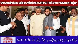 AP CM Chandrababu Naidu in Delhi: Critical Meet with CR Patil Over Polavaram Project