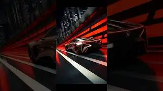 Futuristic Autoz Ai - Digital Concept Art created with MidJourney by FynePrynt #aiart #future #car