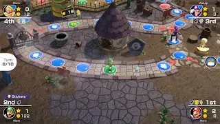 Mario Party Superstars #779 Horror Land Luigi vs Waluigi vs Wario vs Mario