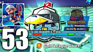 Mini Tennis 🎾 #53 GOLD LEAGUE with DJOKOVIC Gameplay #mobilegaming