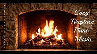 LIVE Fireplace Piano Music 🌙 Warm & Soft Piano for Deep Sleep