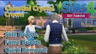 Sims 4 Get Famous Feature: Celestial Crystal Crown (New Object)