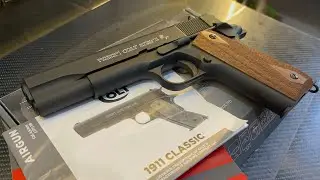 Umarex Airgun 1911 Classic Full Metal unboxing and testing