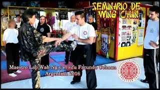 🔥WING CHUN🔥 Maestro Lap Wah Ng y el sifu Facundo Colman (Seminario 2016)