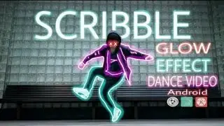 HOW TO EDIT SCRIBBLE GLOWING EFFECT VIDEO on ANDROID || EASY STEPS ! || KINEMASTER |