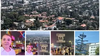 Llegando a Los Ángeles California