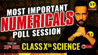 Most Important Numerical of Science Class 10th Important Question with Ashu Sir Science and Fun