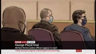 Black Lives Matter - George Floyd trial - court appearances (USA) - BBC News - 12th September 2020