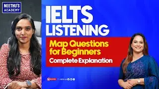IELTS Listening Map Questions for Beginners | Complete Explanation | IELTS Neethu's