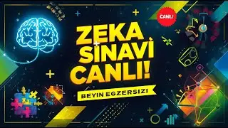 🧠 Canlı Zeka Testi! | Görsel IQ, Mantık & Eğlenceli Sorular | Katıl ve Yarış!