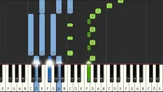 Invisible - Vibe Tracks - Piano Tutorial / Piano Cover 🎹 - Synthesia
