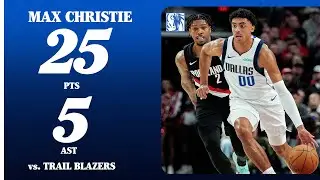 Max Christie (25 Points) at Portland Trail Blazers | December 29, 2025