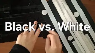 Black vs. White #velcroasmr