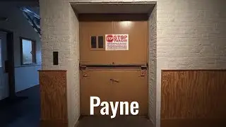 (Side Door!) Small Vintage Payne Freight Elevator at a Mill Building, Lawrence MA
