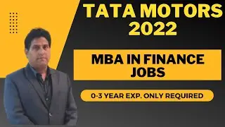 tata motors latest recruitment 2022 | MBA FINANCE 0-3 YEAR