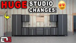 My Cabinets Are Installed!! | HUGE Studio Changes! | The Detail Geek 2
