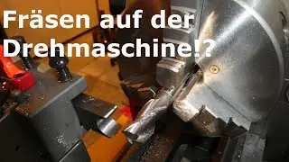 FRÄSEN auf der DREHMASCHINE! Paulimot PM 3700