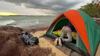 SOLO CAMPING AT THE SEA [NIGHT 8] - ASMR 2022