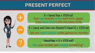 Present perfect, gerunds and to infinitives- English 10
