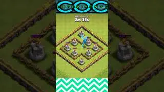 What a Twist! ELECTRO DRAGON vs Lvl 1 SUPER WIZARD TOWERS | #coc #shorts | COC Experiments