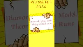 Diamond- Dybvig model of bank run and insurance #economics #banking#ugcnet