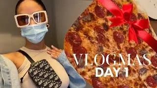 VLOGMAS DAY 1 | ESSENTIAL HOUSE SHOPPING, OUT TO EAT | J'CIE ANJOLIE