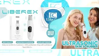 EMS Deep Cleaner Tool Facial Ultrasonic Skin Scrubber Spatula Face Extractor Peeling Machine w/ Box