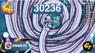 Snake Game | Snake.io Score upto 30000 Points | Most Tasty and Delicious Snake .io Game #Gameplay