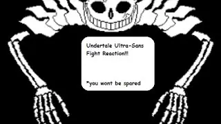 [Facecam] | Undertale - Ultra Sans Fight (Fan Made) REACTION VIDEO| FACE REVEALED